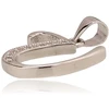 Diamond Sky Jewelry Sidabrinis raidės pakabukas su cirkoniais „U II“