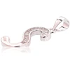 Diamond Sky Jewelry Sidabrinis raidės pakabukas su cirkoniais „S II“