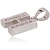 Diamond Sky Jewelry Sidabrinis raidės pakabukas su cirkoniais „H“