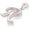 Diamond Sky Jewelry Sidabrinis raidės pakabukas su cirkoniais „R II“