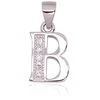 Diamond Sky Jewelry Sidabrinis raidės pakabukas su cirkoniais „B II“