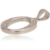 Diamond Sky Jewelry Sidabrinis raidės pakabukas su cirkoniais „O II“