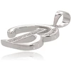 Diamond Sky Jewelry Sidabrinis raidės pakabukas su cirkoniais „B“
