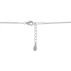 Diamond Sky Jewelry Sidabrinis vėrinys su cirkoniais „Chandelier Row“