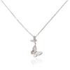Diamond Sky Jewelry Sidabrinis vėrinys su cirkoniais ir perlamutru „Sidabrinis Flight“