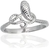 Diamond Sky Jewelry Sidabrinis žiedas „Gyvatė II“