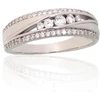 Diamond Sky Jewelry Sidabrinis žiedas su cirkoniais „Kristalo Takas X“