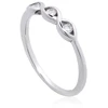 Diamond Sky Jewelry Sidabrinis žiedas su cirkoniais „Trio“