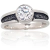 Diamond Sky Jewelry Sidabrinis žiedas su cirkoniais „Gothic“