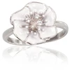 Diamond Sky Jewelry Sidabrinis žiedas su cirkoniais ir emaliu „Tango II“
