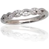 Diamond Sky Jewelry Sidabrinis žiedas su cirkoniais „Namejs IV“