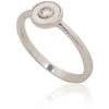 Diamond Sky Jewelry Sidabrinis žiedas su cirkoniais ir perlamutru „Orbita II“