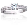Diamond Sky Jewelry Sidabrinis žiedas su cirkoniais „Junona X“