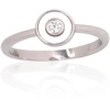 Diamond Sky Jewelry Sidabrinis žiedas su cirkoniais ir perlamutru „Orbita II“