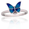 Diamond Sky Jewelry Sidabrinis žiedas su emaliu „Butterfly Waltz“