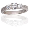 Diamond Sky Jewelry Sidabrinis žiedas su cirkoniais „Frozen Light II“