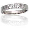 Diamond Sky Jewelry Sidabrinis žiedas su cirkoniais „Domino II“