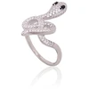 Diamond Sky Jewelry Sidabrinis žiedas su cirkoniais „Gundytoja Gyvatė II“