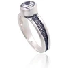 Diamond Sky Jewelry Sidabrinis žiedas su cirkoniais „Gothic“