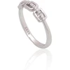 Diamond Sky Jewelry Sidabrinis žiedas su cirkoniais „Crystal Geometry“