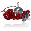 Diamond Sky Jewelry Sidabrinis žiedas su koralais „Midnight Cat“