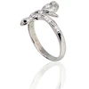Diamond Sky Jewelry Sidabrinis žiedas su cirkoniais „Gyvatė“