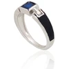 Diamond Sky Jewelry Sidabrinis žiedas su cirkoniais ir emaliu „Athens“