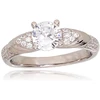 Diamond Sky Jewelry Sidabrinis žiedas su cirkoniais „Juno XVII“