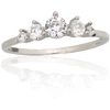 Diamond Sky Jewelry Sidabrinis žiedas su cirkoniais „Star Parade“