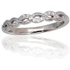 Diamond Sky Jewelry Sidabrinis žiedas su cirkoniais „Namejs IV“