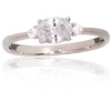 Diamond Sky Jewelry Sidabrinis žiedas su cirkoniais „Sidabrinis Mist“