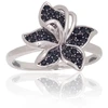 Diamond Sky Jewelry Sidabrinis žiedas su cirkoniais „Frost Petal“