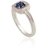 Diamond Sky Jewelry Sidabrinis žiedas su cirkoniais „Akmeninė Gėlė II“