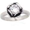Diamond Sky Jewelry Sidabrinis žiedas su cirkoniais „Frozen Dew“