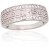 Diamond Sky Jewelry Sidabrinis žiedas su cirkoniais „Graikiški Motyvai“
