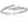 Diamond Sky Jewelry Sidabrinis žiedas su cirkoniais „Parallel“