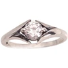 Diamond Sky Jewelry Sidabrinis žiedas su cirkoniais „Širdys ir Strėlės X“