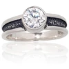 Diamond Sky Jewelry Sidabrinis žiedas su cirkoniais „Gothic“