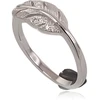 Diamond Sky Jewelry Sidabrinis žiedas su cirkoniais „Sidabrinis Leaf“