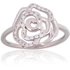 Diamond Sky Jewelry Sidabrinis žiedas su cirkoniais „Rose III“