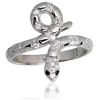 Diamond Sky Jewelry Sidabrinis žiedas su cirkoniais „Gyvatė“