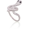 Diamond Sky Jewelry Sidabrinis žiedas su cirkoniais „Gundytoja Gyvatė II“