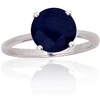 Diamond Sky Jewelry Sidabrinis žiedas su safyrais „Naujoji Klasika II“
