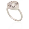 Diamond Sky Jewelry Sidabrinis žiedas su cirkoniais ir perlamutru „Star Cluster“