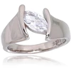 Diamond Sky Jewelry Sidabrinis žiedas su cirkoniais „Clear Horizon“