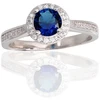 Diamond Sky Jewelry Sidabrinis žiedas su cirkoniais „Širdys ir Strėlės“