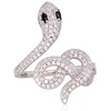 Diamond Sky Jewelry Sidabrinis žiedas su cirkoniais „Gundytoja Gyvatė II“