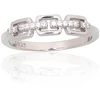Diamond Sky Jewelry Sidabrinis žiedas su cirkoniais „Crystal Geometry“
