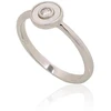 Diamond Sky Jewelry Sidabrinis žiedas su cirkoniais ir perlamutru „Orbita II“