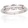 Diamond Sky Jewelry Sidabrinis žiedas su cirkoniais „Crystal Geometry“